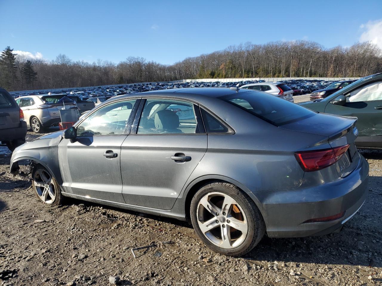 2018 Audi A3 VIN WAUB8GFF9J1043010 Copart auction photo, front end / side damage thumbnail 2