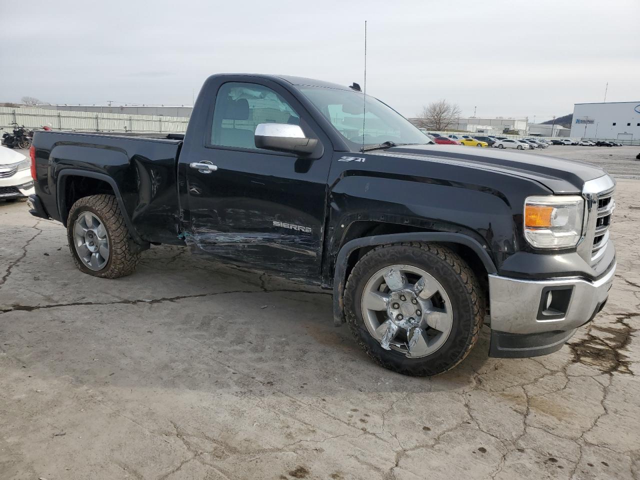 2014 GMC Sierra VIN 1GTN1UEC0EZ337803 Copart auction photo, side damage thumbnail 4