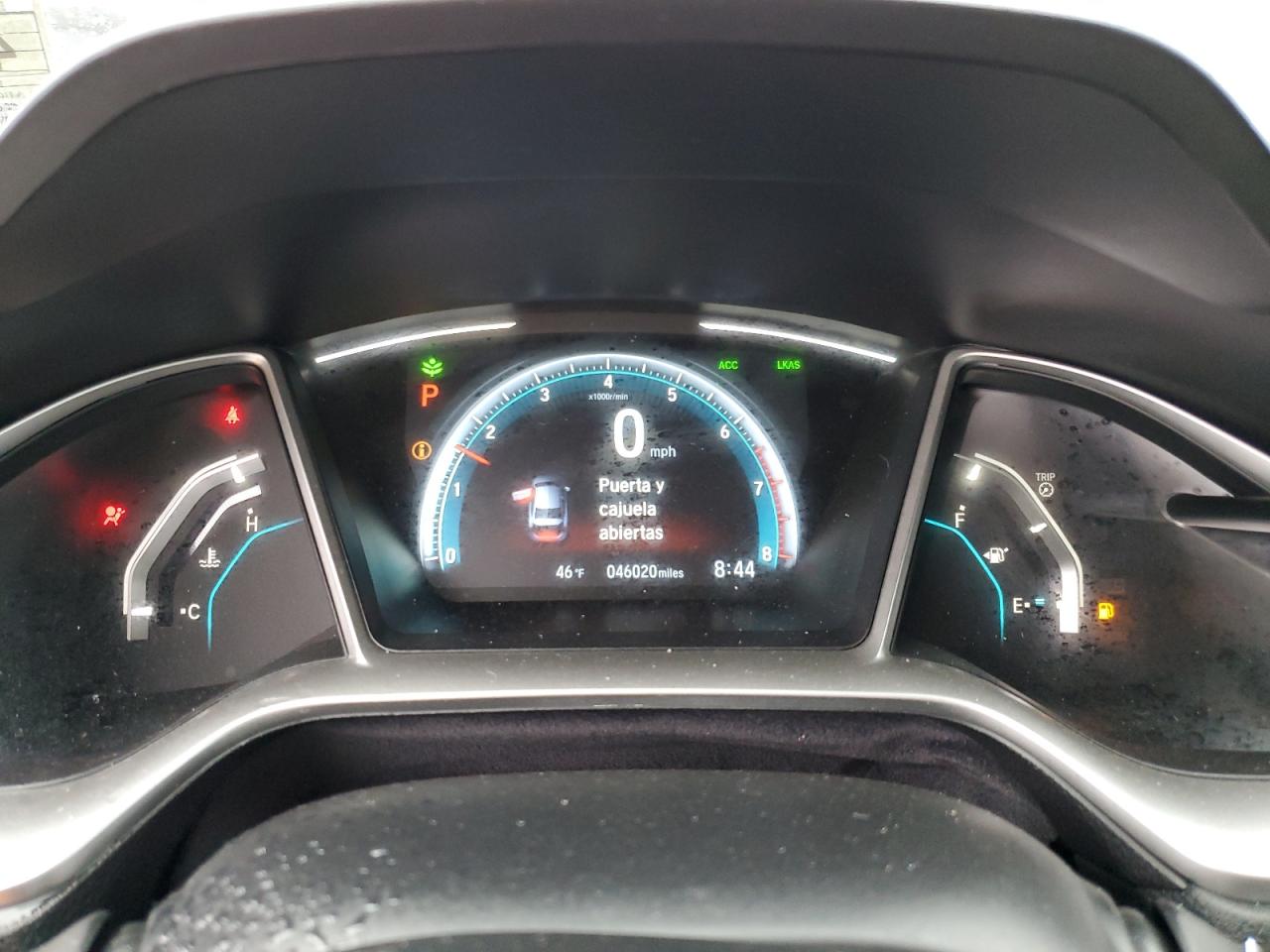 2021 Honda Civic VIN 2HGFC1F38MH700991 Copart auction photo, front end damage thumbnail 9