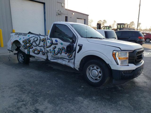 2021 Ford F-150 VIN 1FTMF1CB3MKE32577 Copart auction photo, side damage thumbnail 4
