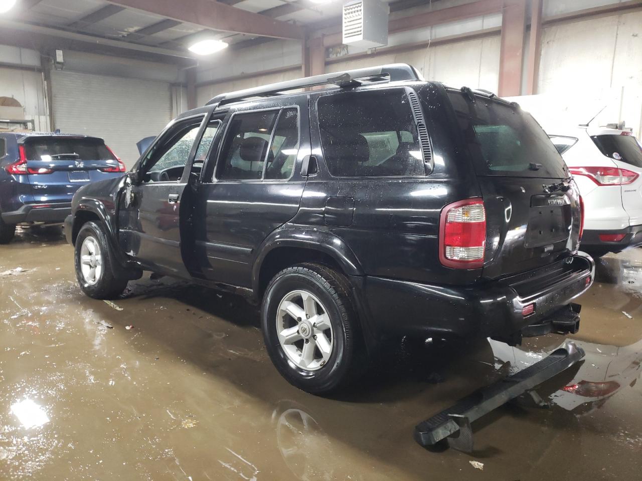 2003 Nissan Pathfinder VIN JN8DR09Y93W838307 Copart auction photo, side / rear end damage thumbnail 2