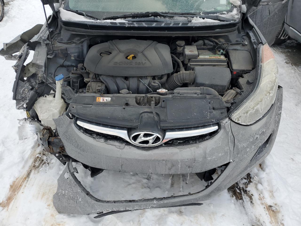 2013 Hyundai Elantra VIN 5NPDH4AE5DH399377 Copart auction photo, front end damage thumbnail 11
