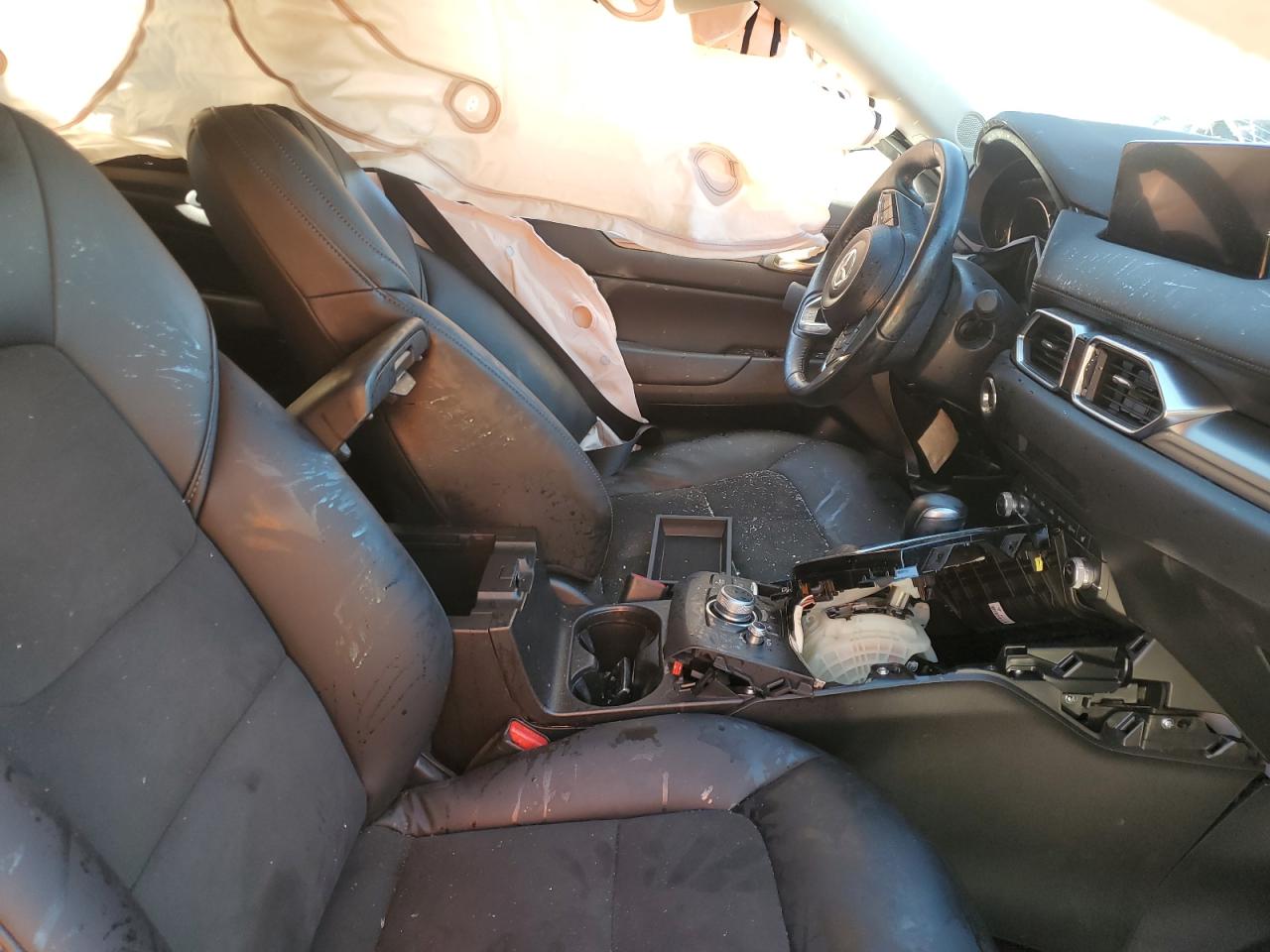 2021 Mazda CX-5 VIN JM3KFACM3M0442960 Copart auction photo, side damage thumbnail 7