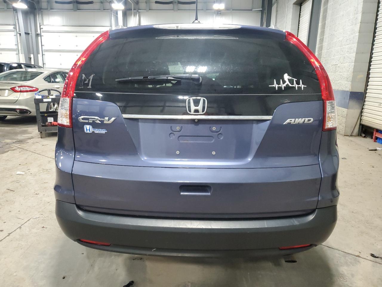 2014 Honda CR-V VIN 2HKRM4H72EH705297 Copart auction photo, front end damage thumbnail 6