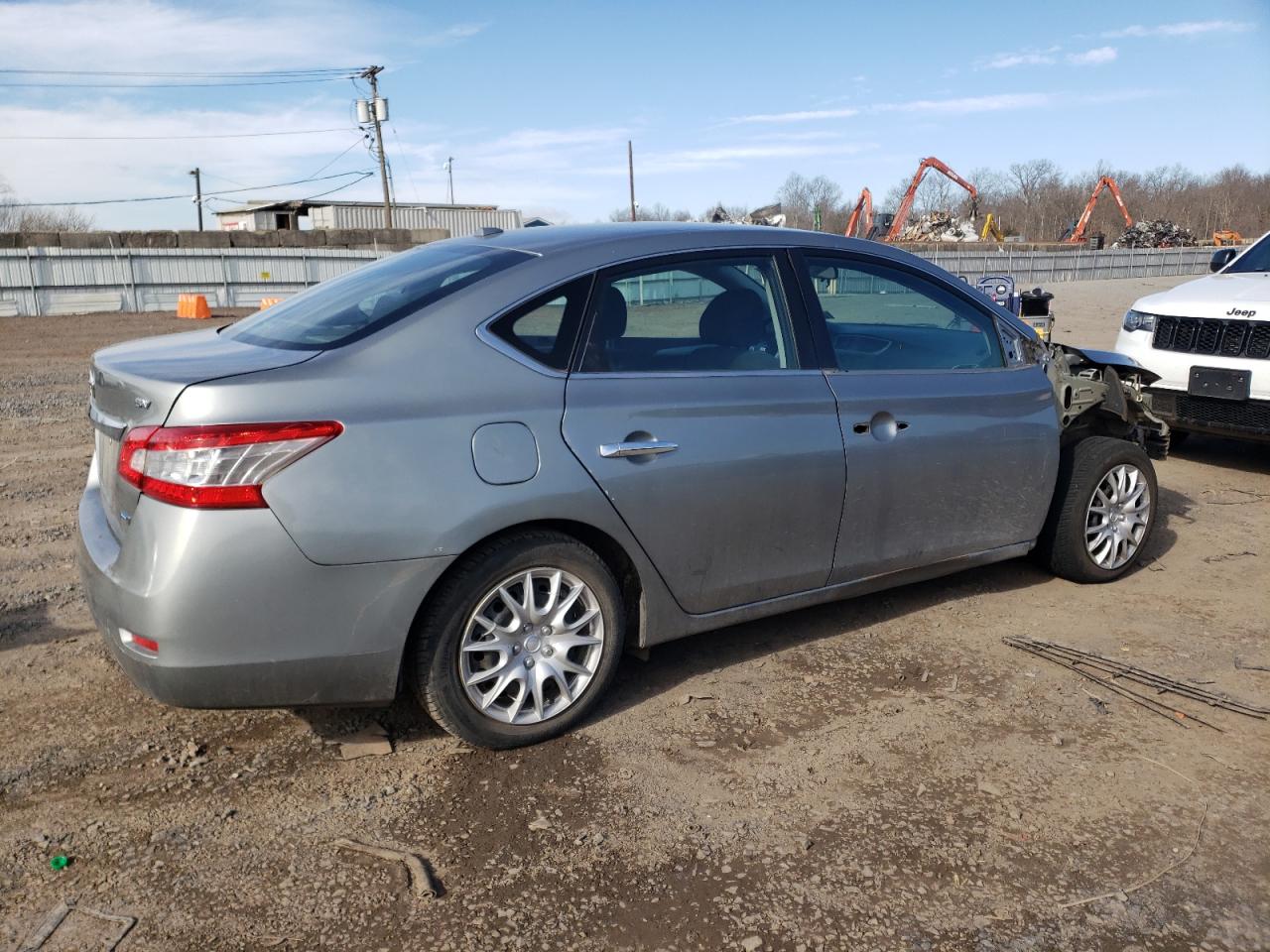 2013 Nissan Sentra VIN 3N1AB7AP4DL691130 Copart auction photo, front end damage thumbnail 3