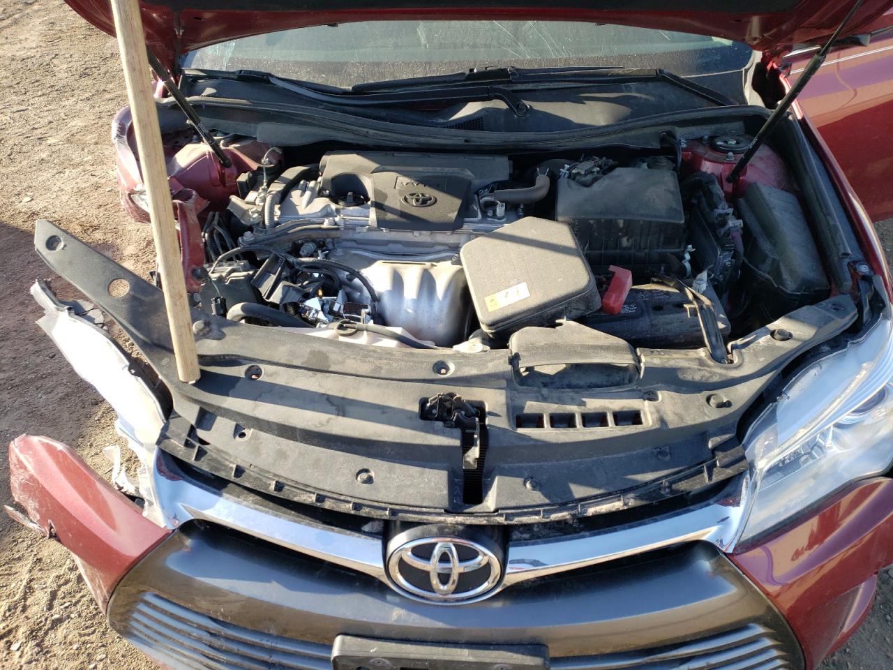 2017 Toyota Camry VIN 4T1BF1FK6HU655771 Copart auction photo, front end / side damage thumbnail 11