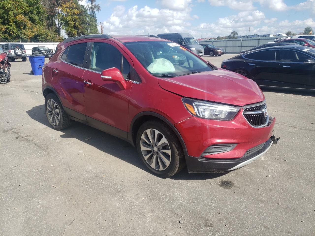 2019 Buick Encore VIN KL4CJASB3KB711272 Copart auction photo, all over damage thumbnail 4