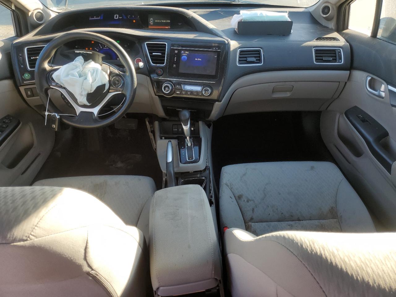 2015 Honda Civic VIN 2HGFB2F88FH554776 Copart auction photo, all over damage thumbnail 8