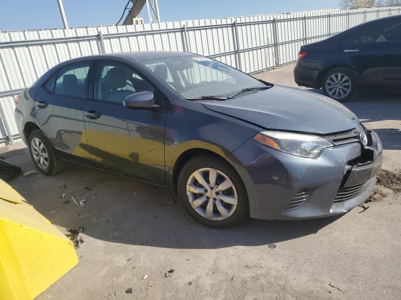 2016 Toyota Corolla VIN 2T1BURHE1GC504980 Copart auction photo, front end damage thumbnail 4