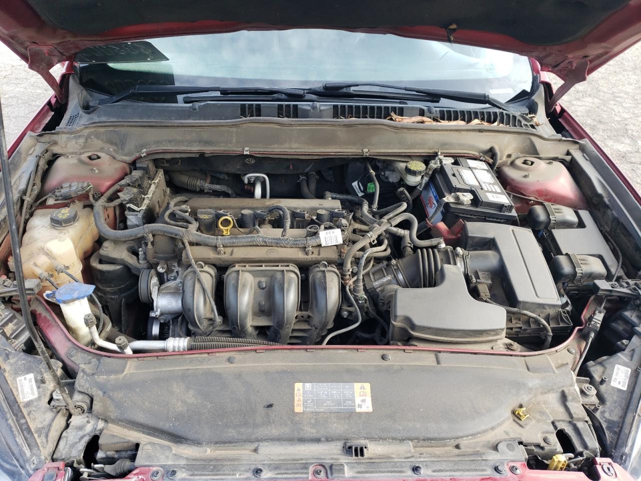 2016 Ford Fusion VIN 3FA6P0H77GR259480 Copart auction photo, rear end damage thumbnail 13