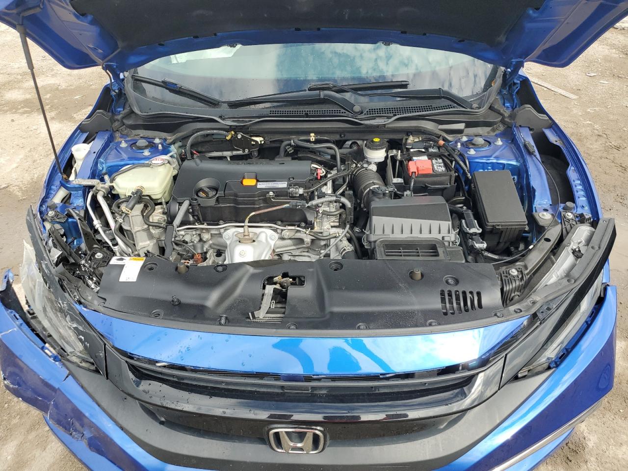2020 Honda Civic VIN 19XFC2F62LE011280 Copart auction photo, front end / rear end damage thumbnail 12