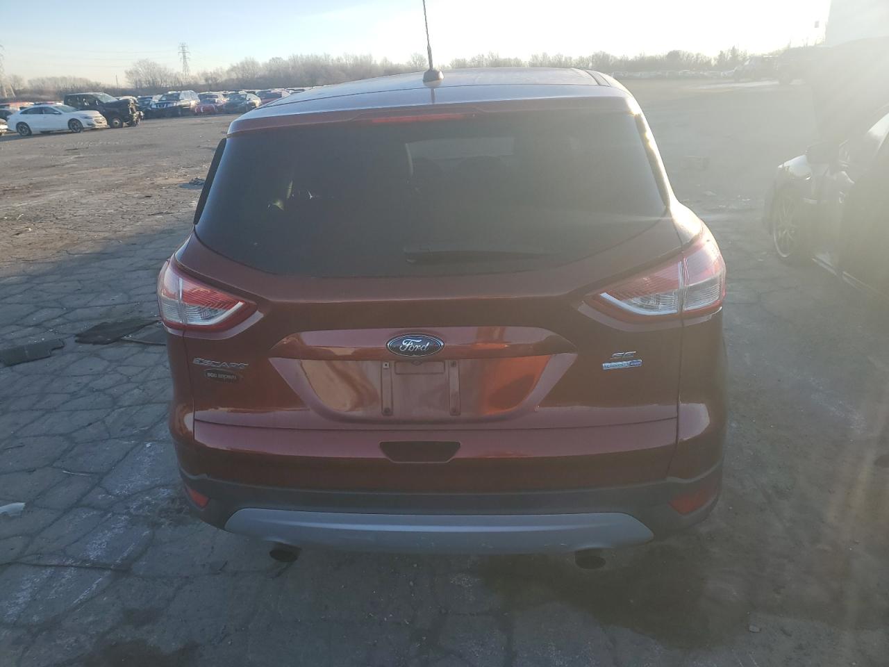 2014 Ford Escape VIN 1FMCU9GX9EUC70073 Copart auction photo, mechanical damage thumbnail 6