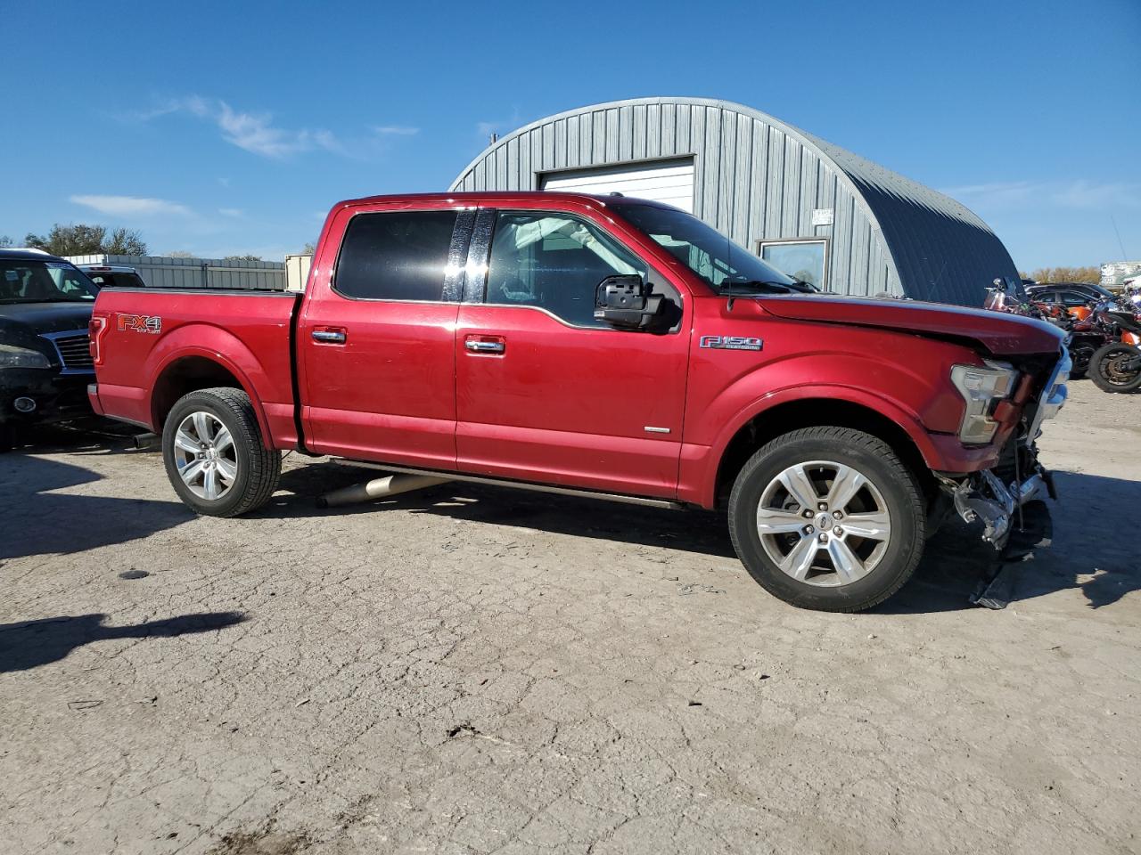 2015 Ford F-150 VIN 1FTEW1EG0FFA87937 Copart auction photo, front end damage thumbnail 4