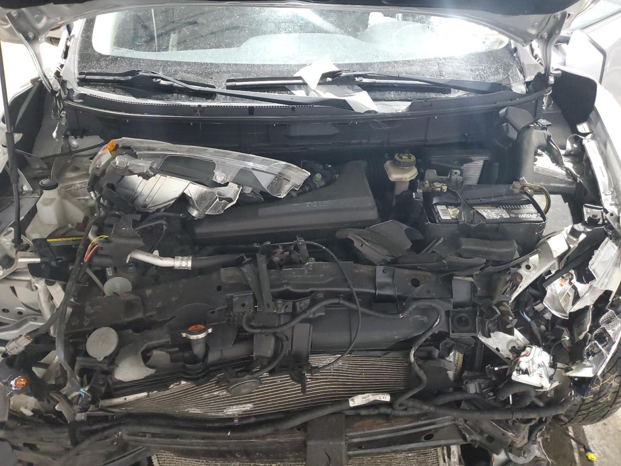 2015 Nissan Rogue VIN KNMAT2MV4FP550122 Copart auction photo, front end / side damage thumbnail 13