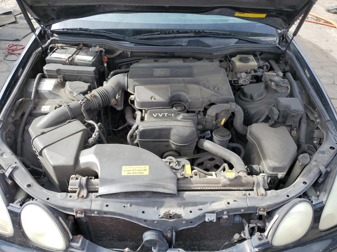 2003 Lexus GS 300 VIN JT8BD69S930174477 Copart auction photo, rear end damage thumbnail 11
