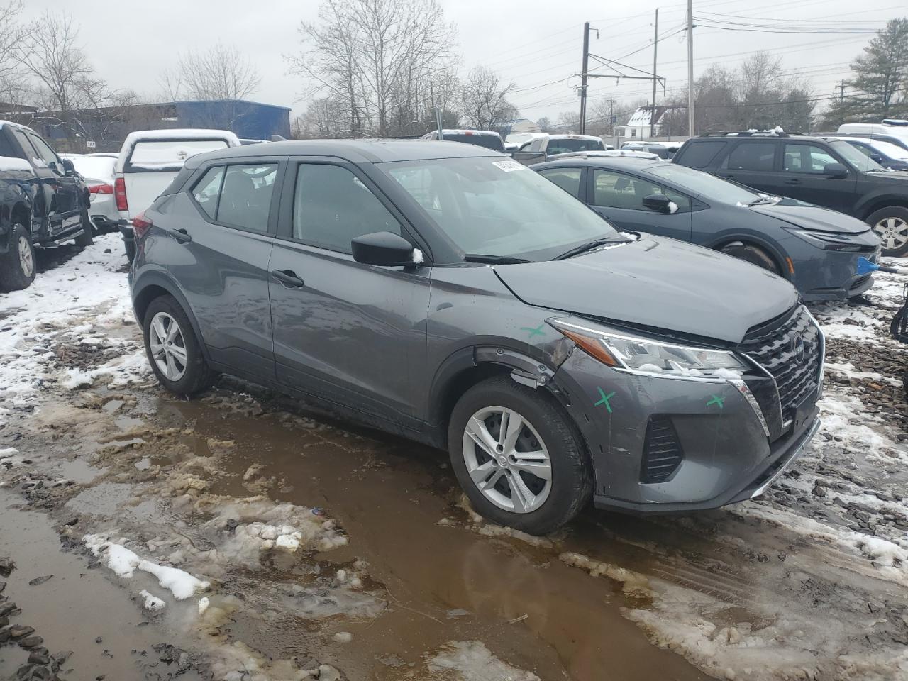 2024 Nissan Kicks VIN 3N1CP5BV7RL491474 Copart auction photo, rear end / front end damage thumbnail 4