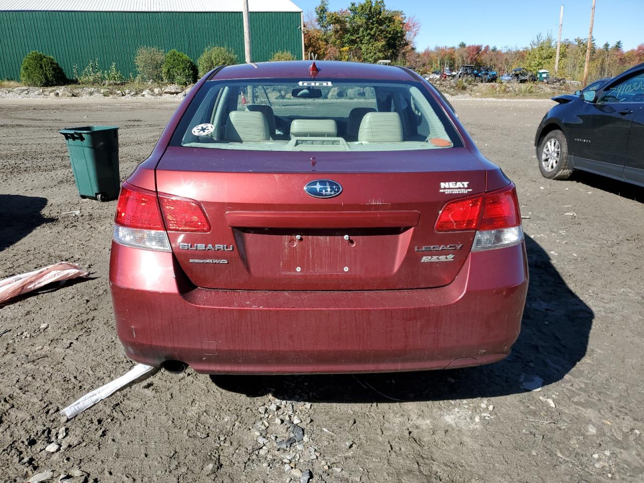 2013 Subaru Legacy VIN 4S3BMBL68D3007999 Copart auction photo, side damage thumbnail 6