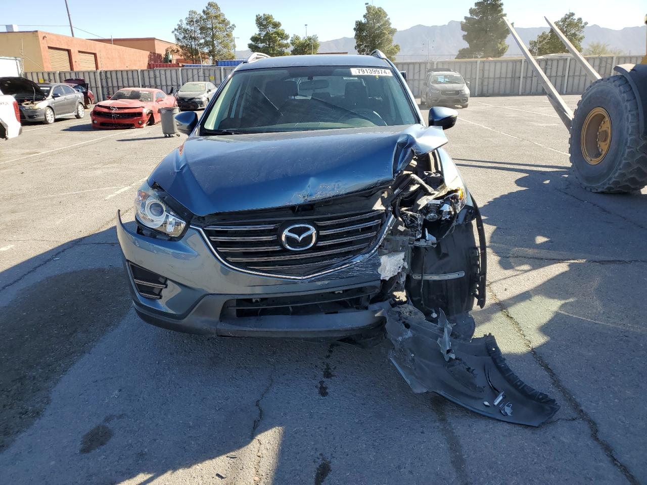 2016 Mazda CX-5 VIN JM3KE2BY2G0685094 Copart auction photo, front end / mechanical damage thumbnail 5
