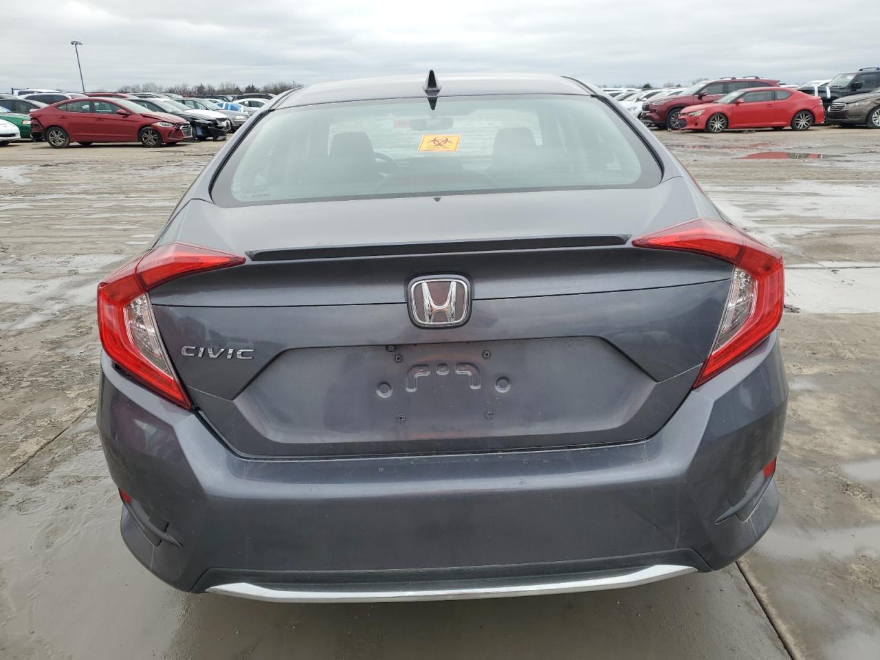 2019 Honda Civic VIN 19XFC1F78KE205247 Copart auction photo, all over damage thumbnail 6