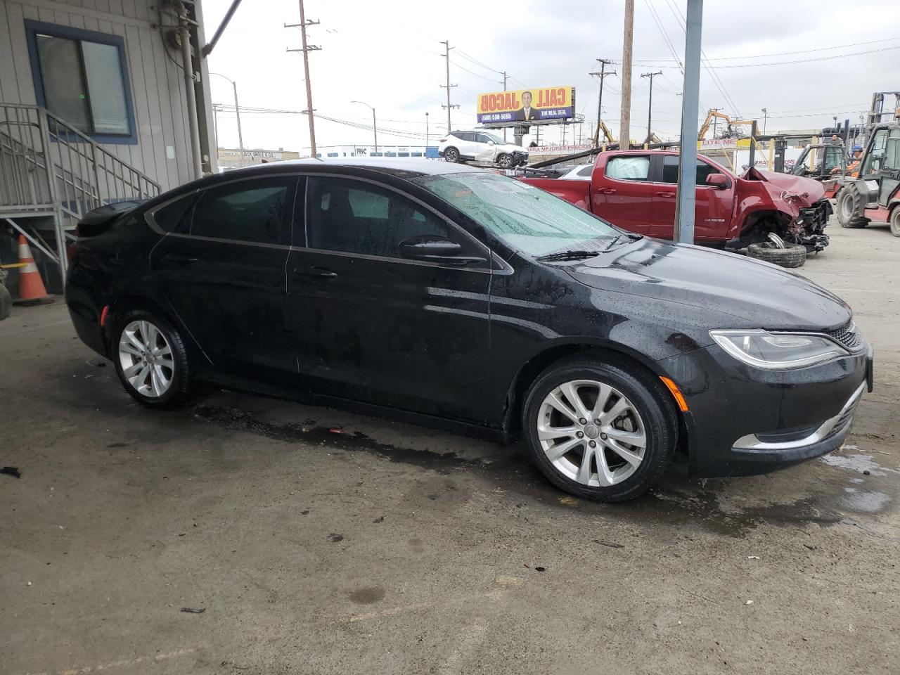 2016 Chrysler 200 VIN 1C3CCCABXGN112263 Copart auction photo, side / rear end damage thumbnail 4