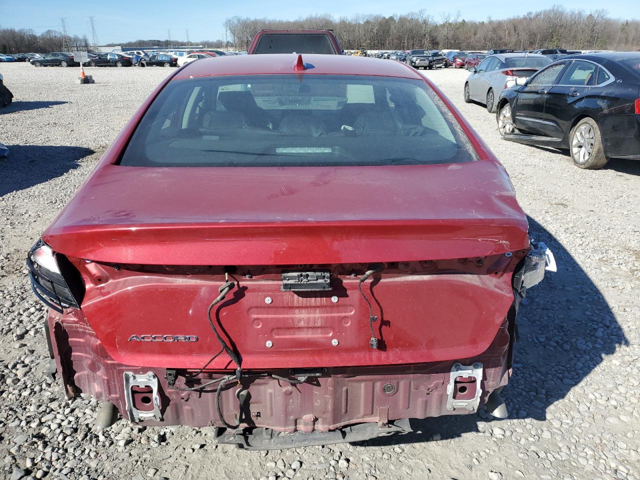 2024 Honda Accord VIN 1HGCY1F27RA077297 Copart auction photo, rear end damage thumbnail 6