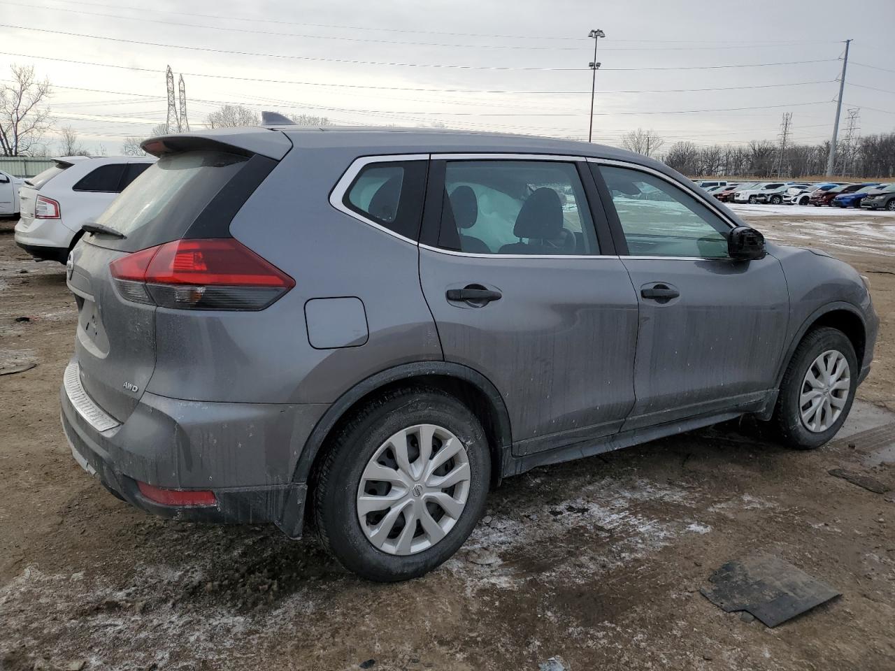 2020 Nissan Rogue VIN JN8AT2MV8LW124018 Copart auction photo, side damage thumbnail 3
