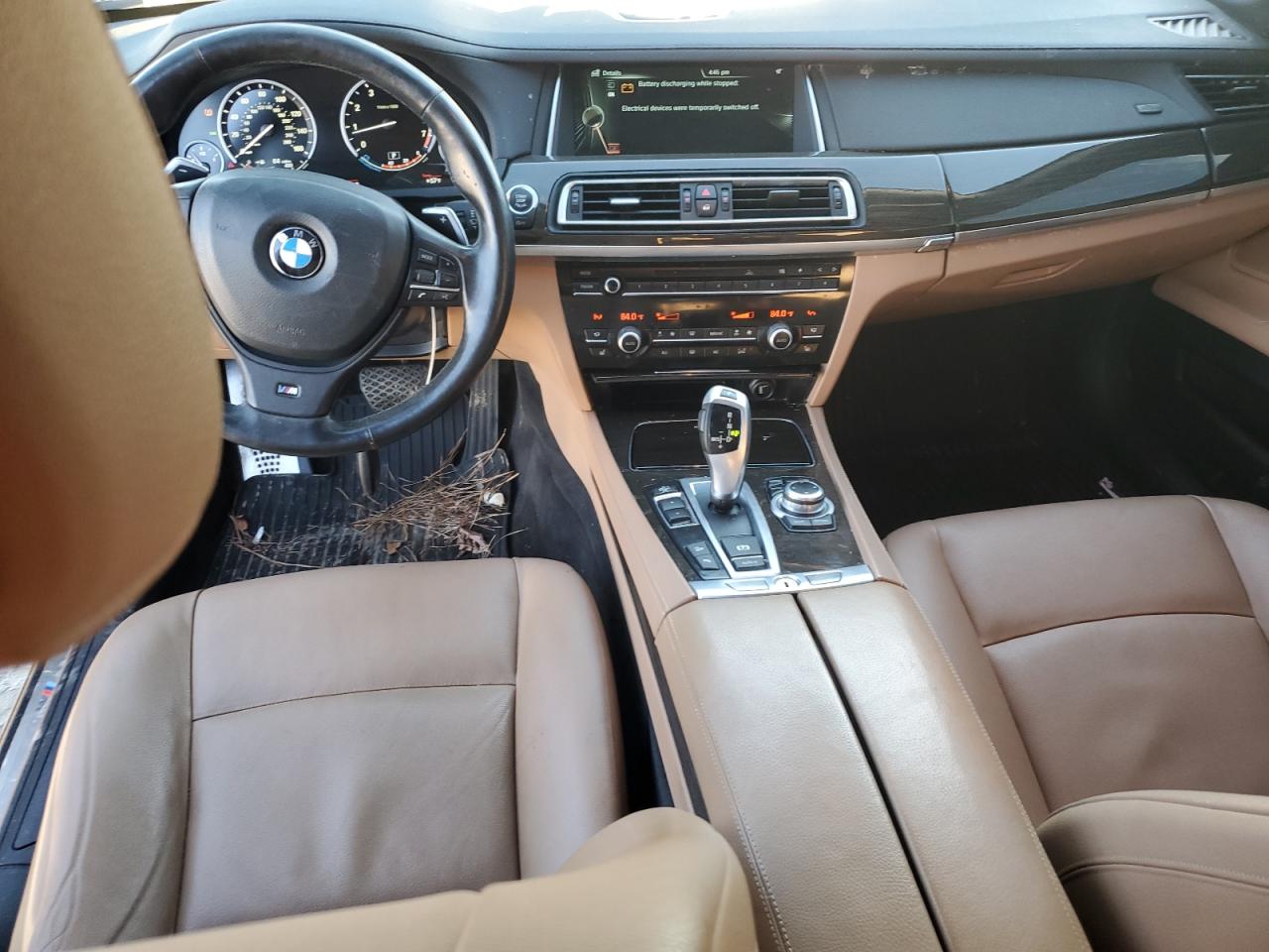 2013 BMW 7er VIN WBAYF4C53DD281514 Copart auction photo, rear end / front end damage thumbnail 8