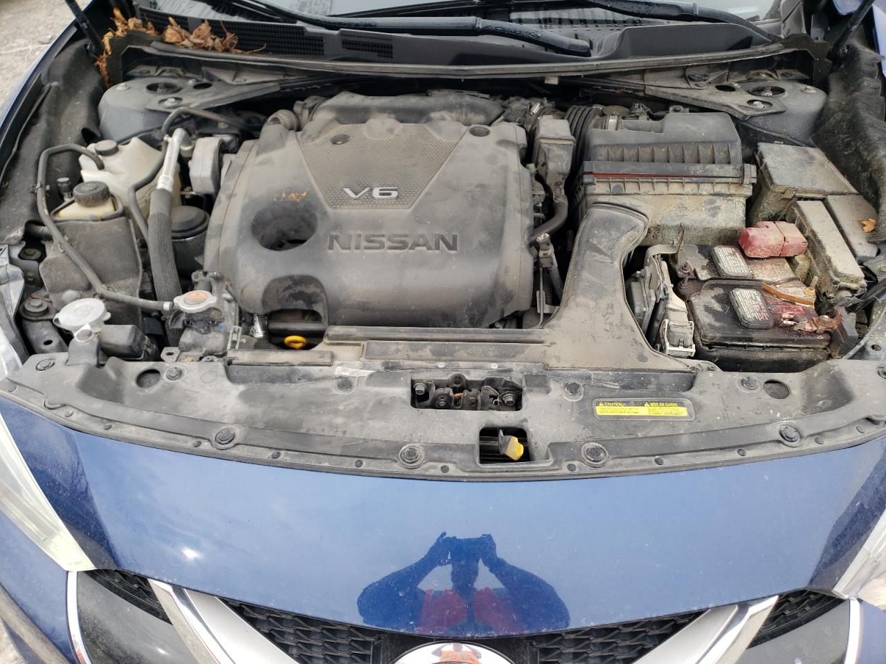 2017 Nissan Maxima VIN 1N4AA6AP1HC429423 Copart auction photo, front end / side damage thumbnail 11