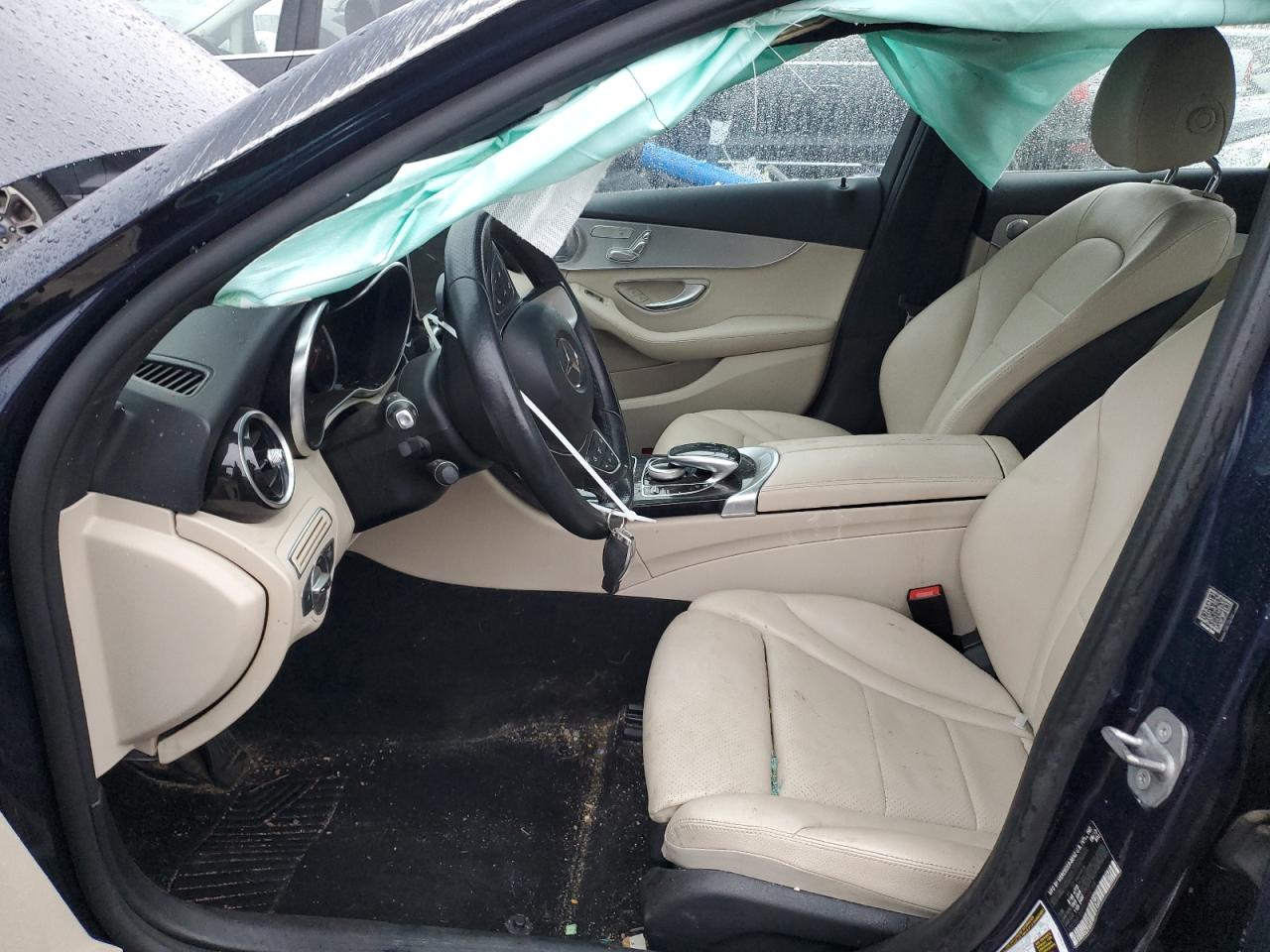 2018 Mercedes-Benz C-klasse VIN 55SWF4KB5JU239768 Copart auction photo, rollover damage thumbnail 7