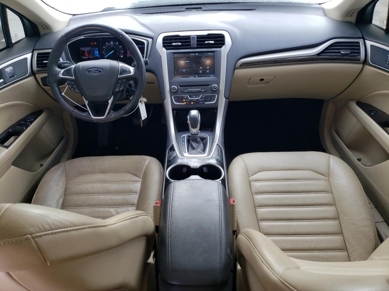 2016 Ford Fusion VIN 3FA6P0HD1GR365302 Copart auction photo, front end damage thumbnail 8