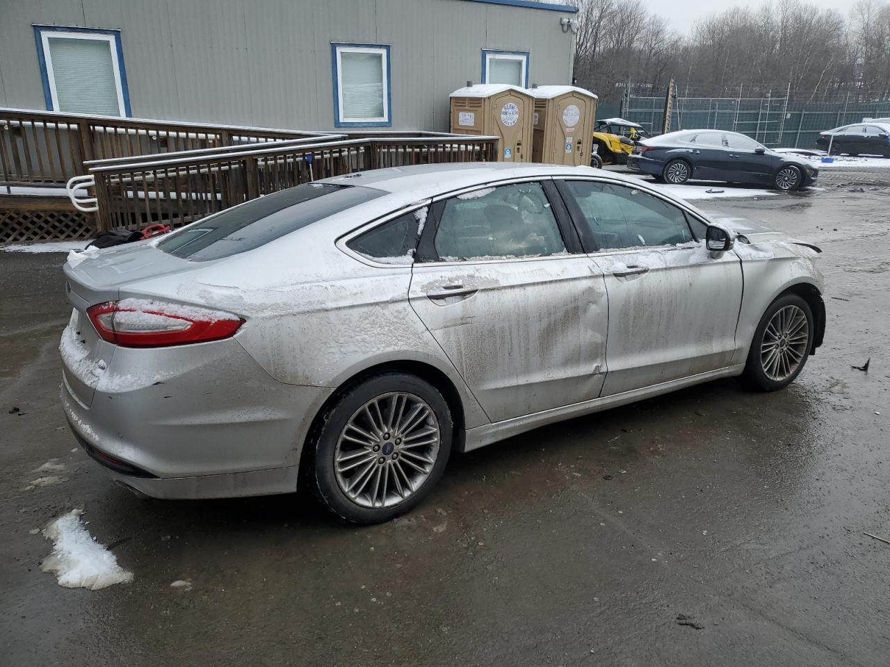 2013 Ford Fusion VIN 3FA6P0HR0DR374600 Copart auction photo, front end / side damage thumbnail 3