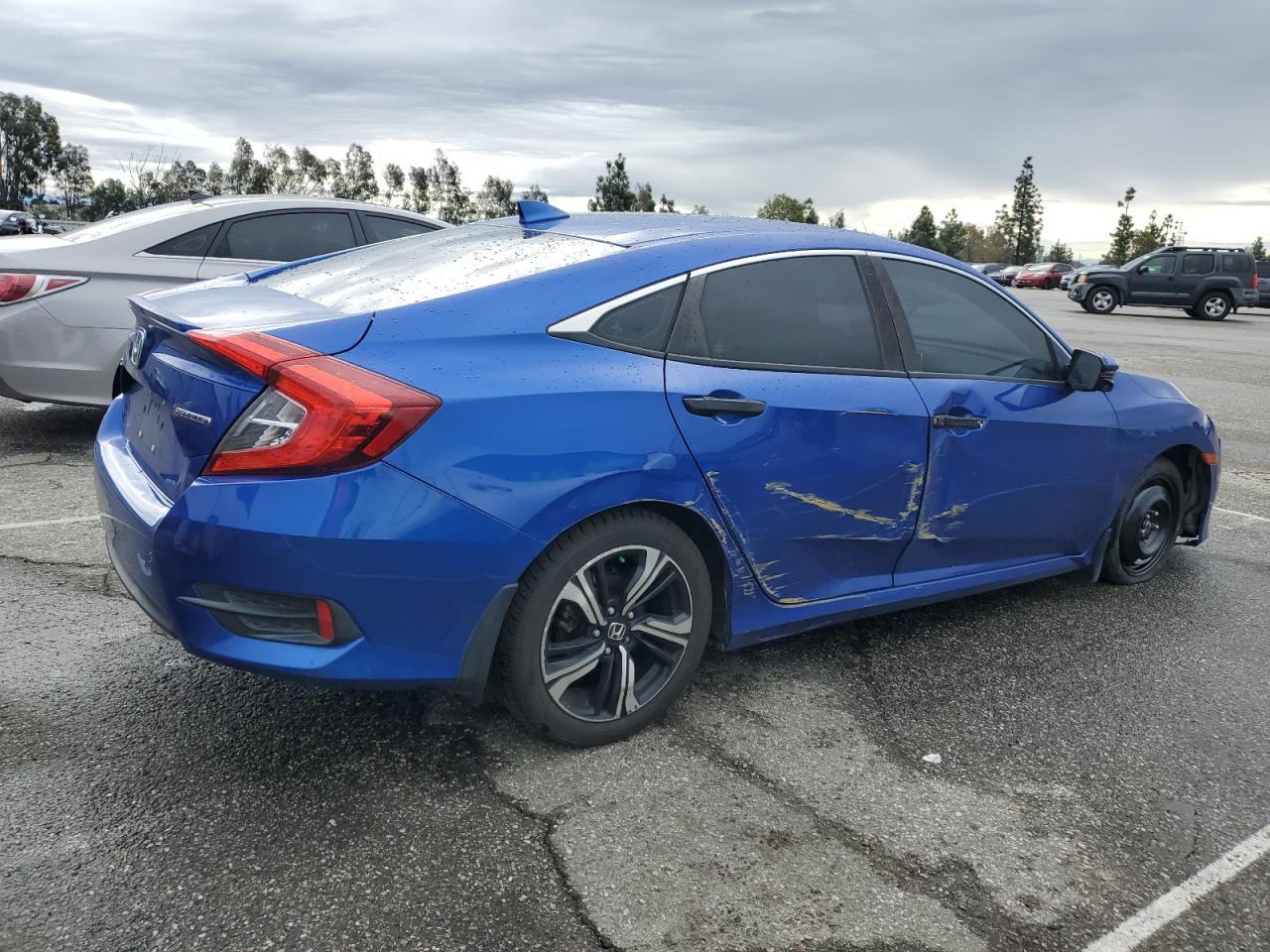 2016 Honda Civic VIN 19XFC1F91GE206393 Copart auction photo, front end damage thumbnail 3