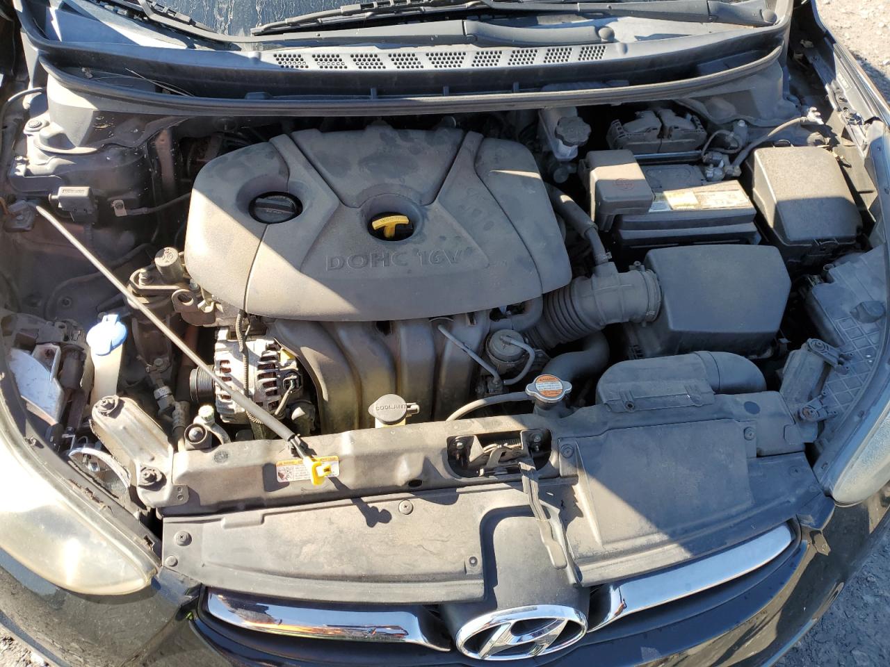 2011 Hyundai Elantra VIN 5NPDH4AE7BH009134 Copart auction photo, side / rear end damage thumbnail 11