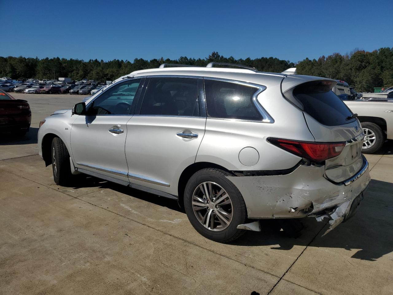 2020 Infiniti QX60 VIN 5N1DL0MN1LC517594 Copart auction photo, rear end damage thumbnail 2