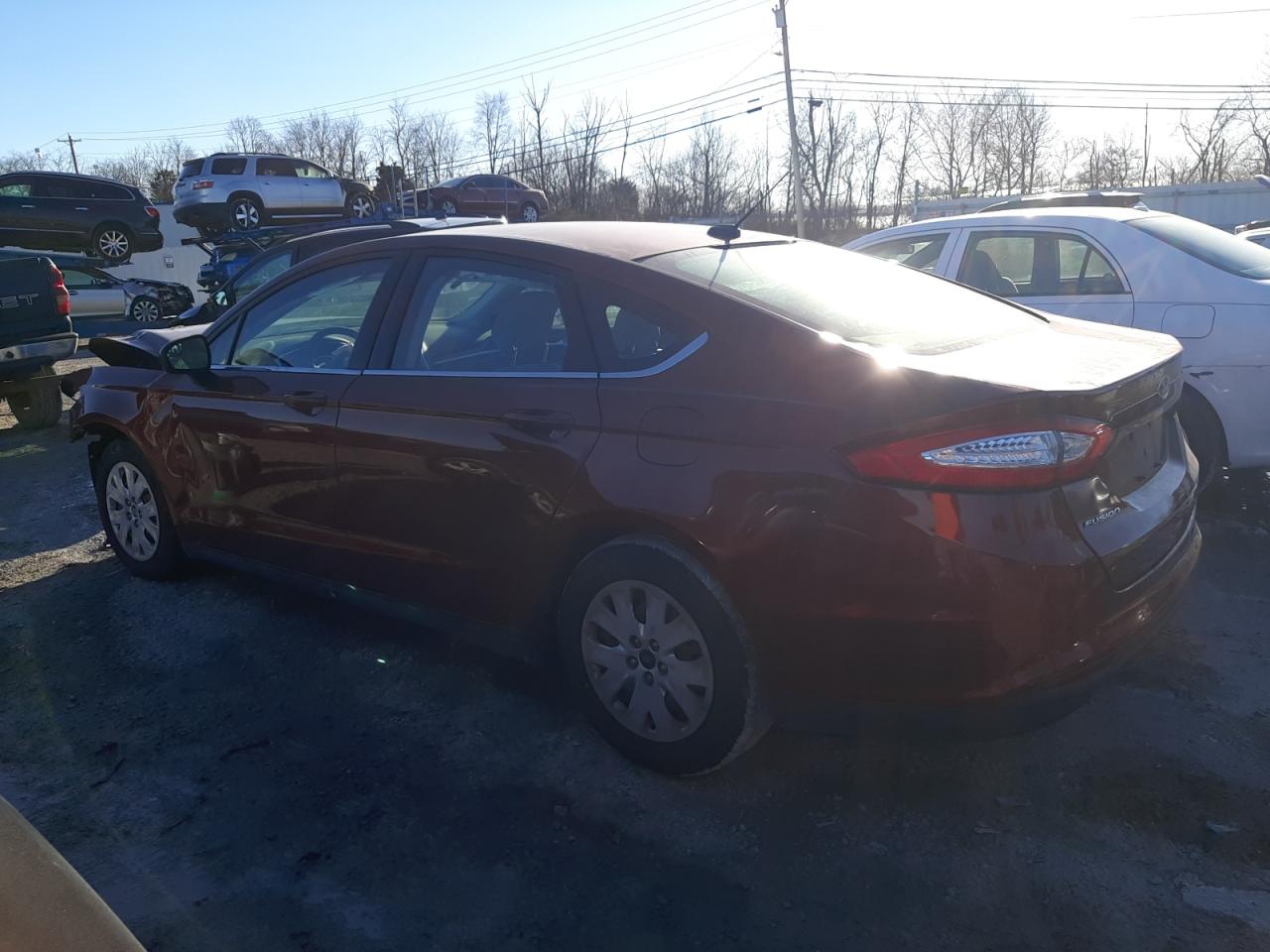 2014 Ford Fusion VIN 3FA6P0G78ER218290 Copart auction photo, front end / mechanical damage thumbnail 2