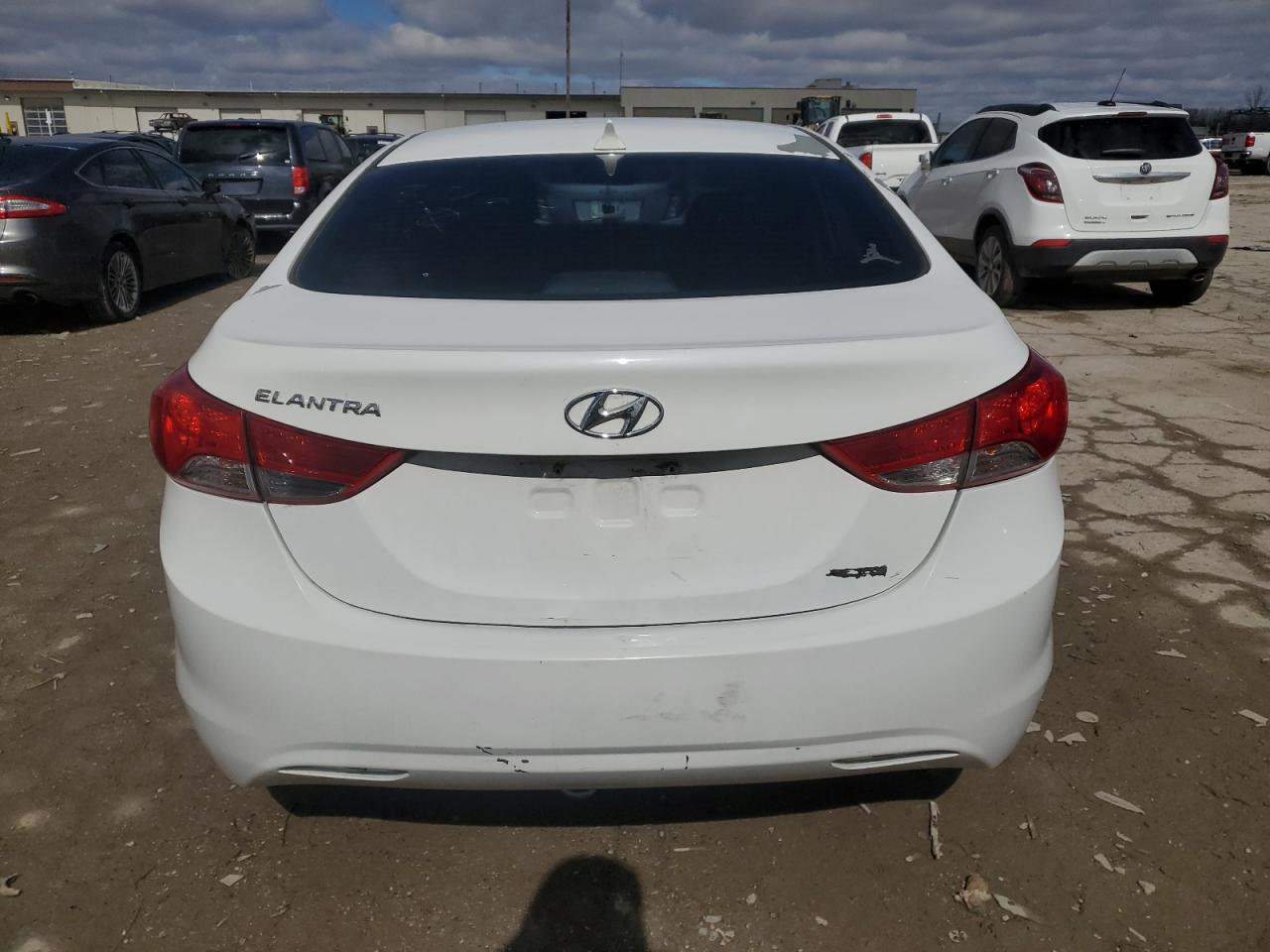 2013 Hyundai Elantra VIN 5NPDH4AE5DH330608 Copart auction photo, vandalism / minor dent/scratches damage thumbnail 6