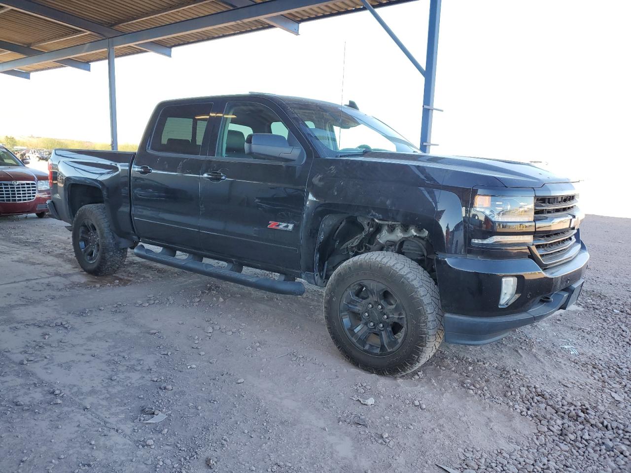 2017 Chevrolet Silverado VIN 3GCUKSEC9HG452028 Copart auction photo, side / rear end damage thumbnail 4