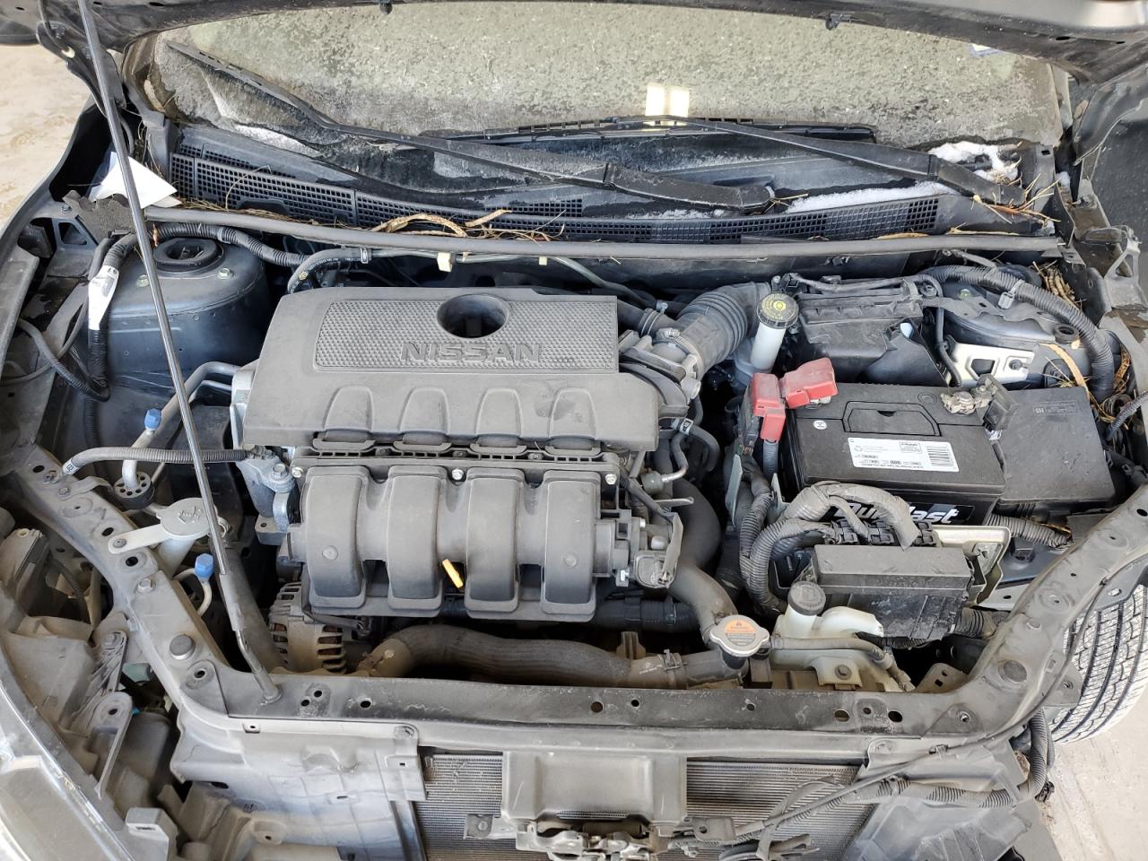 2017 Nissan Sentra VIN 3N1AB7AP1HY240181 Copart auction photo, front end / side damage thumbnail 11