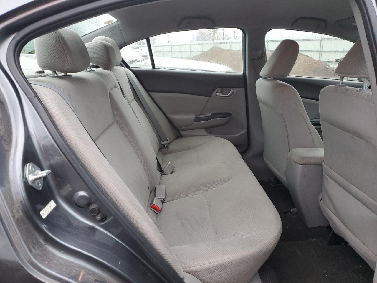 2012 Honda Civic VIN 19XFB2F57CE389413 Copart auction photo, side damage thumbnail 10