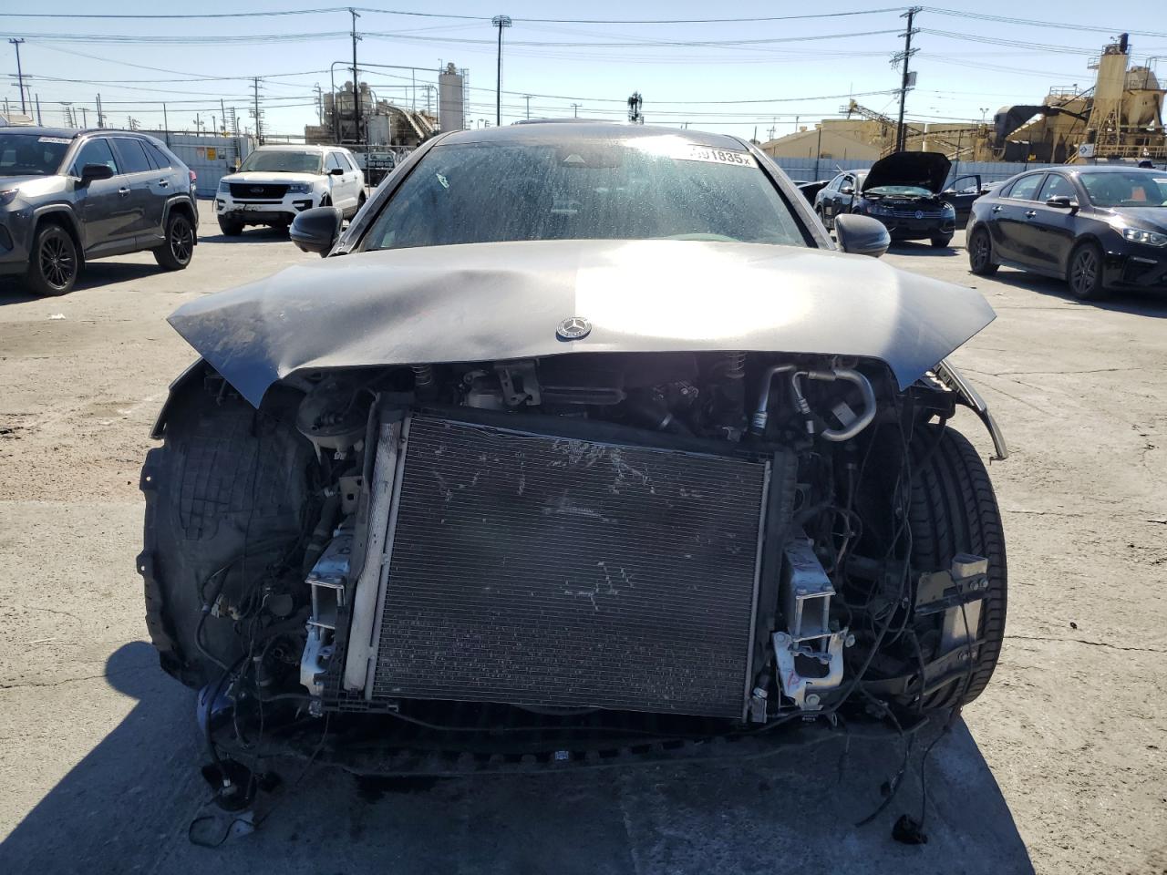 2018 Mercedes-Benz C-klasse VIN WDDWJ6EB0JF656725 Copart auction photo, front end damage thumbnail 5