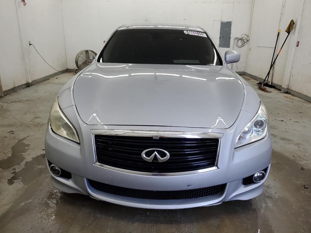 2012 Infiniti M VIN JN1BY1AP8CM333985 Copart auction photo, rear end / front end damage thumbnail 5