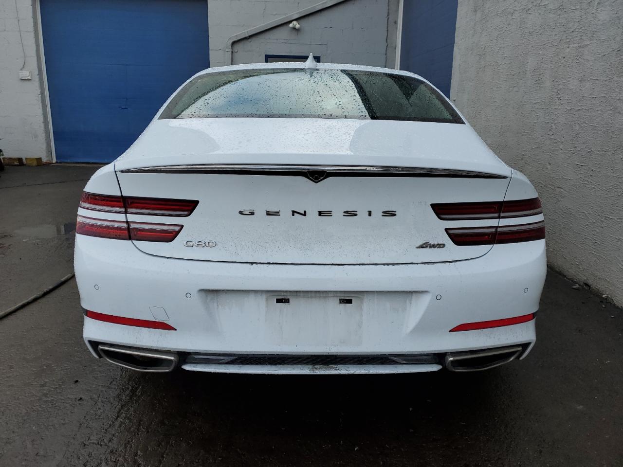 2023 Genesis G80 VIN KMTGB4SC3PU197418 Copart auction photo, biohazard/chemical / front end damage thumbnail 6
