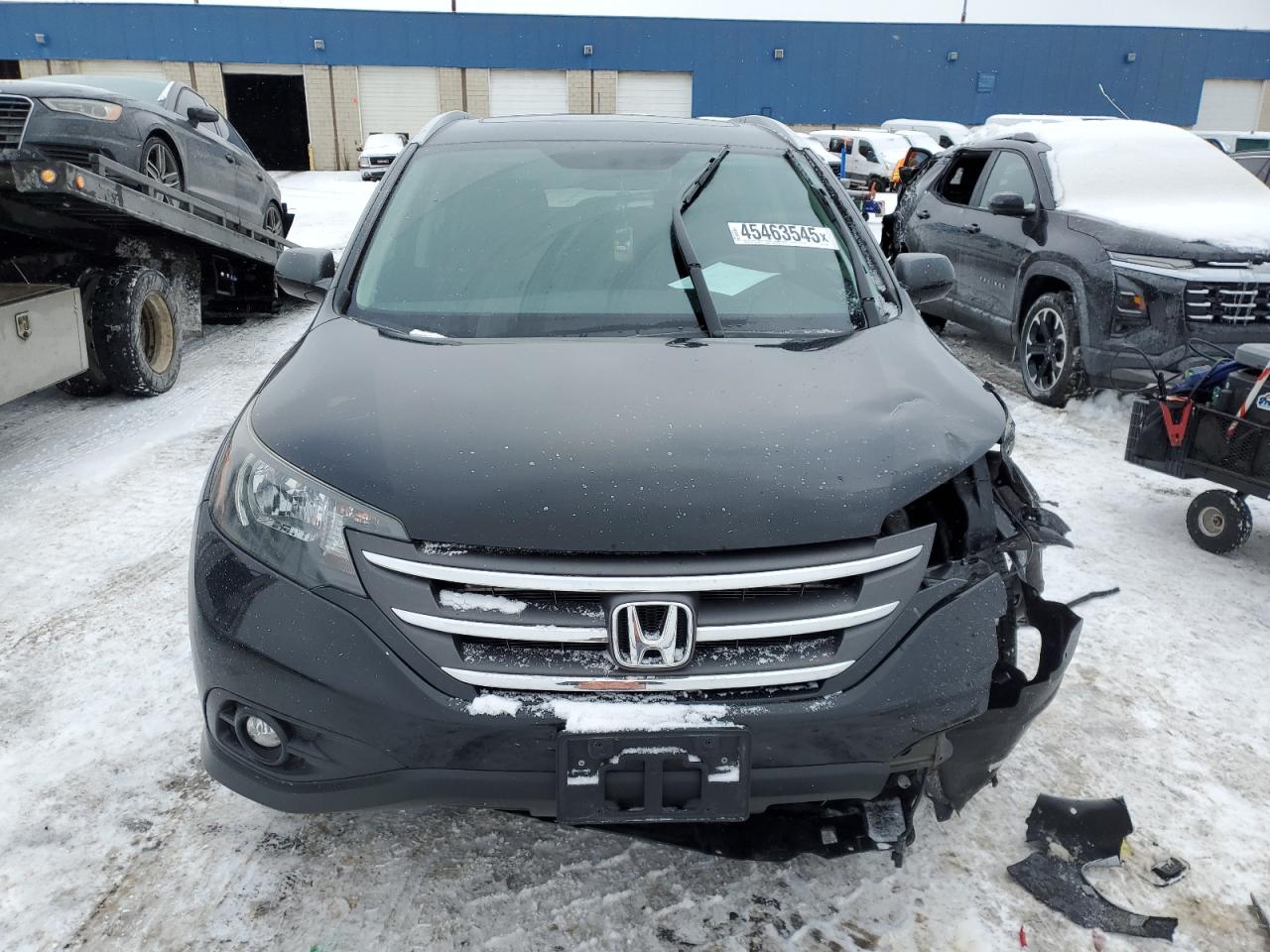 2014 Honda CR-V VIN 5J6RM4H79EL057396 Copart auction photo, front end damage thumbnail 5