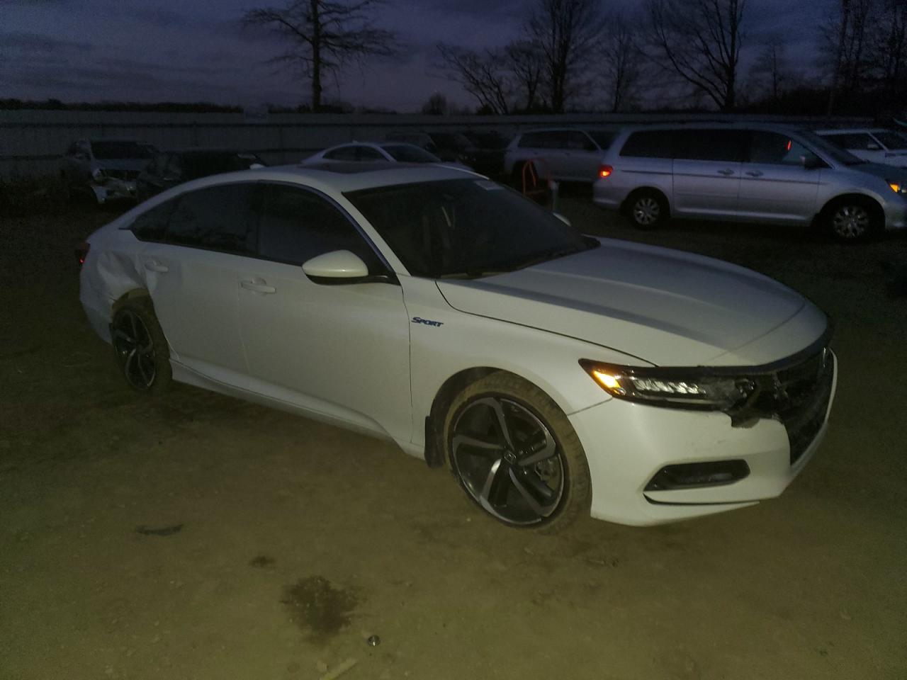 2018 Honda Accord VIN 1HGCV2F38JA054266 Copart auction photo, front end / side damage thumbnail 4