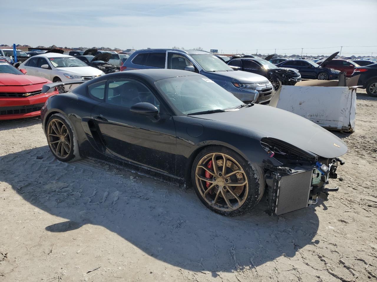 2020 Porsche Cayman VIN WP0AC2A83LK289671 Copart auction photo, front end damage thumbnail 4