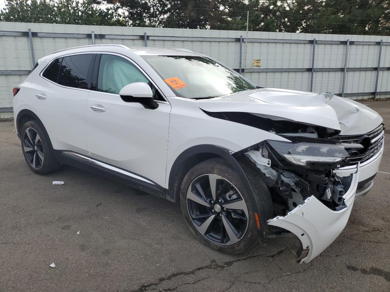 2021 Buick Envision VIN LRBFZNR49MD084447 Copart auction photo, front end damage thumbnail 4