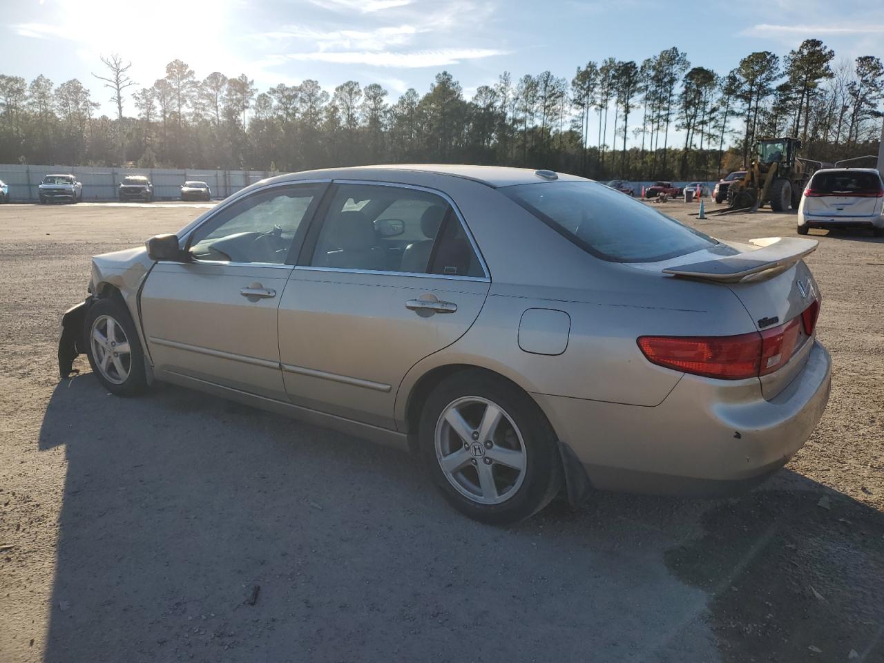 2005 Honda Accord VIN 1HGCM56855A011350 Copart auction photo, front end / side damage thumbnail 2