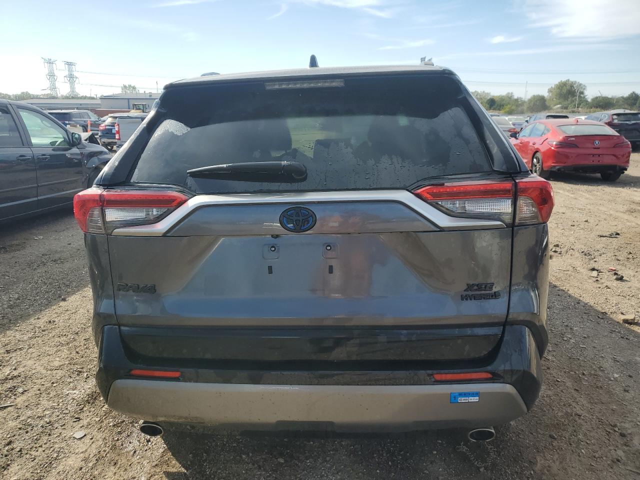 2019 Toyota RAV 4 VIN JTMEWRFV1KJ016121 Copart auction photo, front end / side damage thumbnail 6