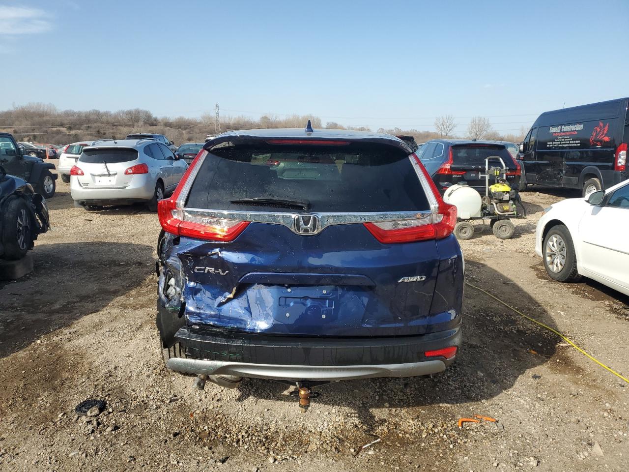 2019 Honda CR-V VIN 5J6RW2H5XKL020589 Copart auction photo, rear end damage thumbnail 6