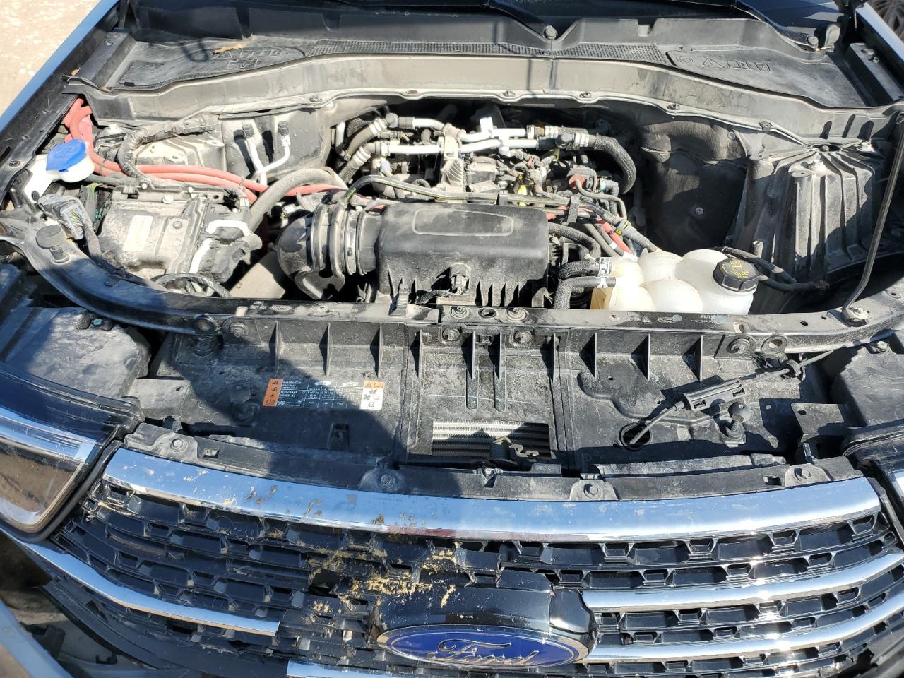 2023 Ford Explorer VIN 1FMSK7DH9PGA28744 Copart auction photo, front end / mechanical damage thumbnail 12